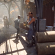 There are less people and stalls in the main part of Fort Tarsis now, and characters don’t approach the player but instead all stand in place.